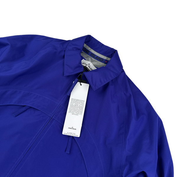 Stone Island Marina Gore Tex Waterproof Spellout Jacket - Large