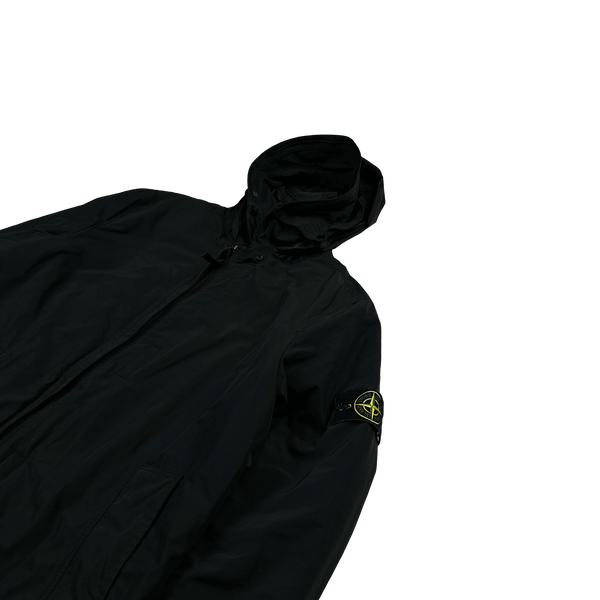 Stone Island 2018 Black Micro Reps Primaloft Parka Jacket - Medium