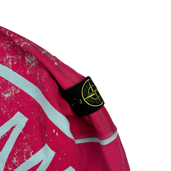 Stone Island Graphic Printed Compass Pullover Jumper - Small