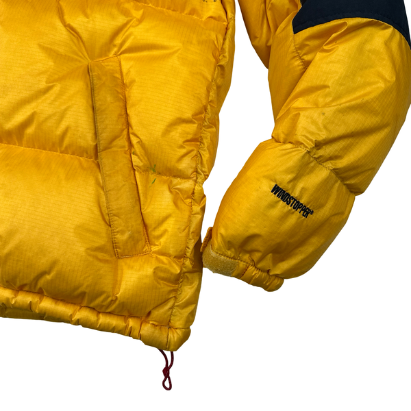 North Face Yellow Summit Series Baltoro 700 Fill Puffer Jacket - XS