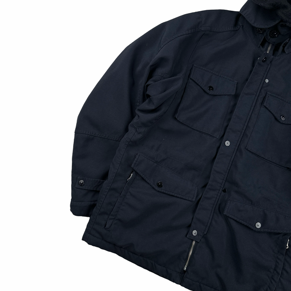 Stone Island 2014 Navy Shadow Project Hollowcore Multi Pocket Jacket - XL