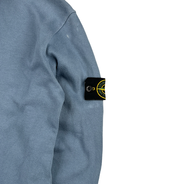 Stone Island 2001 Vintage Quarter Zipped Buttoned Pullover - Small