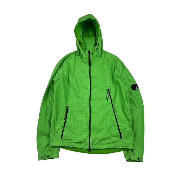 CP Company 50 Fili Green Hooded Jacket - Large