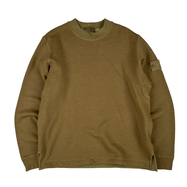 Stone Island 2023 Ghost Piece Cotton Pullover Sweatshirt - Large