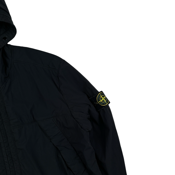Stone Island 2019 Black Comfort Tech Composite Jacket - Medium