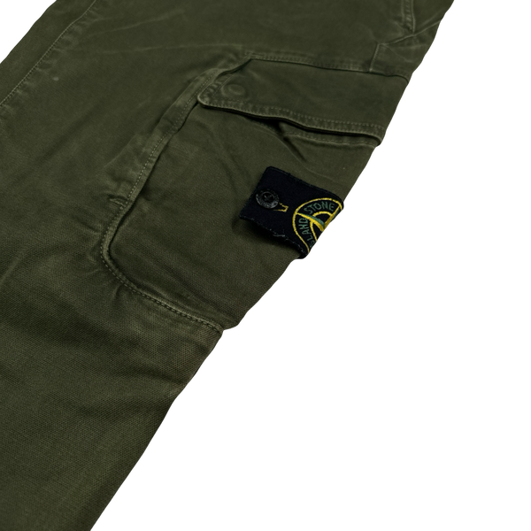 Stone Island 2015 Khaki Cargo Trousers - 30"