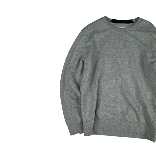 CP Company Grey Cotton Lens Viewer Crewneck - Medium
