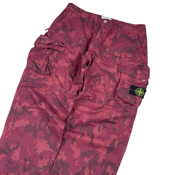 Stone Island x Supreme 2022 Ice Camo Cargo Trousers - 38"