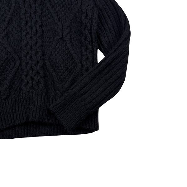 CP Company 2008 Wool Blend Buttoned Thick Jumper - Medium