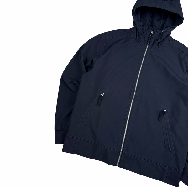 Stone Island 2018 Navy Light Soft Shell R Jacket - XXL