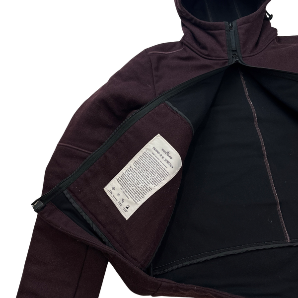 Stone Island Dark Purple Panno R 4L Stretch Jacket - Medium