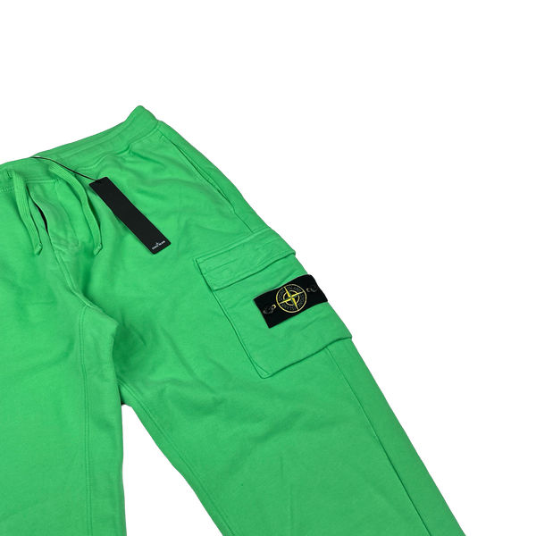 Stone Island 2022 Green Cotton Cargo Joggers - XL