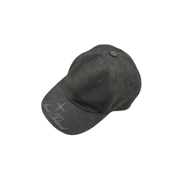 Stone Island X Supreme 2023 Reflective Denim Spellout Cap
