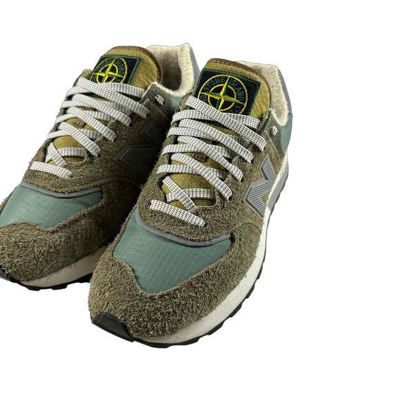 Stone Island x New Balance 574 Legacy Trainers - UK 9
