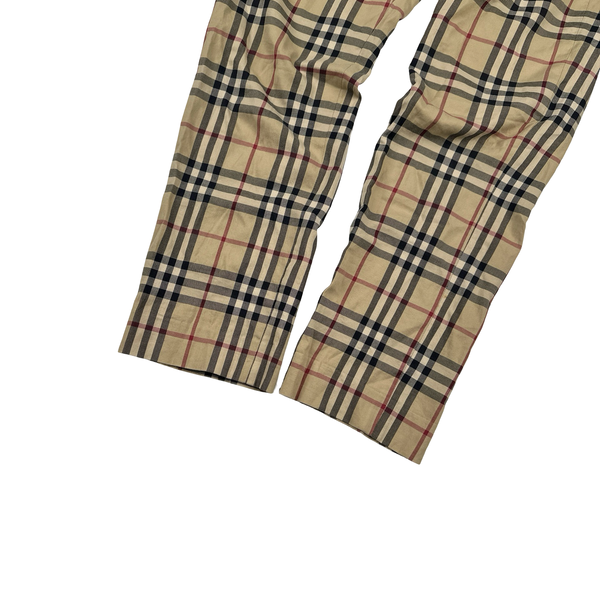 Burberry Nova Check Straight Fit Trousers - 30"