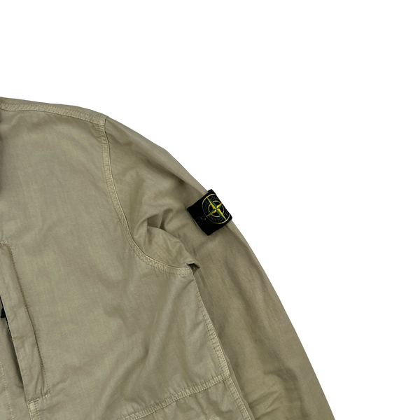 Stone Island 2021 Tan Tela Smerigliata Jacket - Large