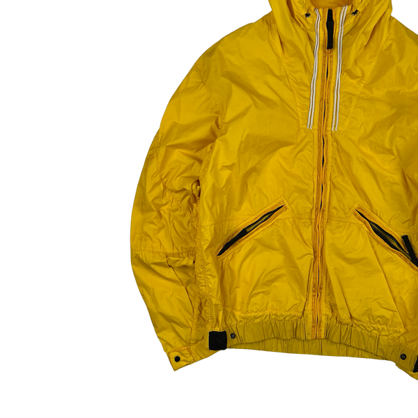 Stone Island 2011 Yellow Membrana TC Hooded Jacket - Large