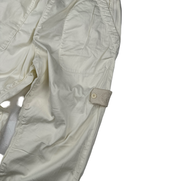 Stone Island 2022 Beige Ghost Cargo RE T Trousers - Small