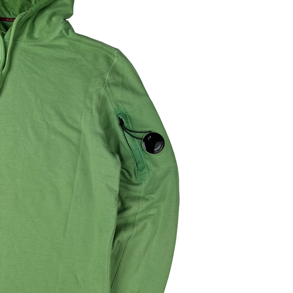 CP Company Green Lens Viewer ReColour Hooded Jumper - Large