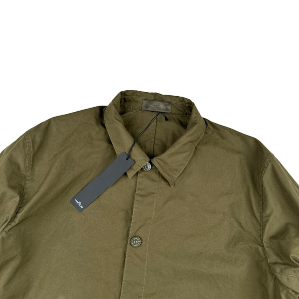 Stone Island 2023 Khaki O-Ventile Ghost Jacket - 3XL