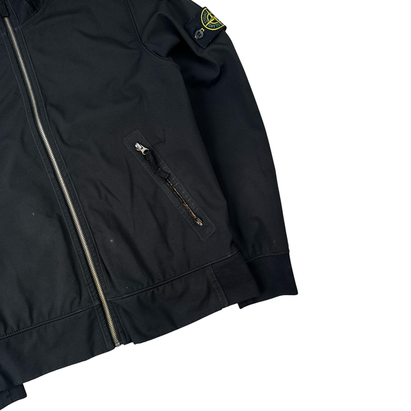 Stone Island 2018 Black Light Soft Shell R Jacket - Small
