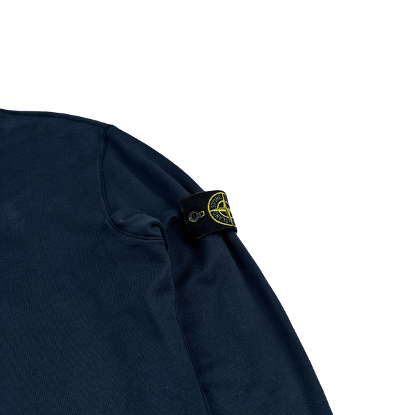 Stone Island 2013 Navy Cotton Crewneck Sweatshirt - Medium
