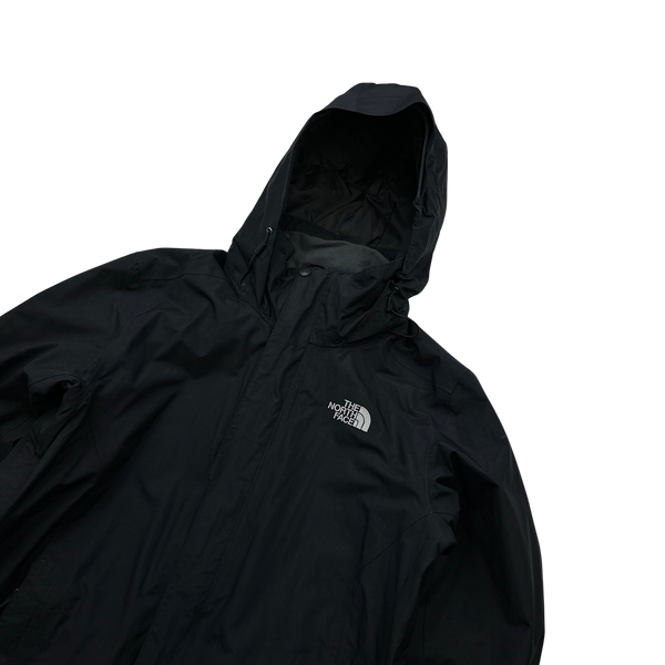 North Face 2 In 1 Black Triclimate Hyvent Jacket Small Mat s Island