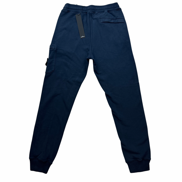 Stone Island 2020 Navy Cotton Joggers - Small