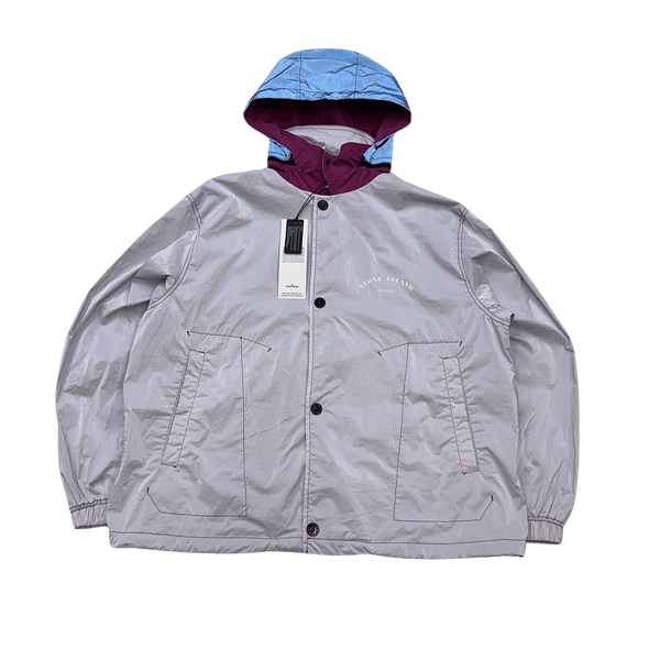 Stone Island Nylon Metal Reflective Marina Jacket - Large