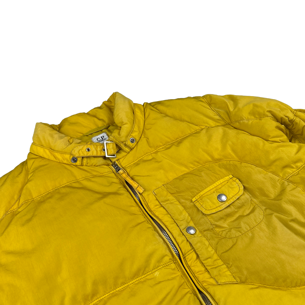 CP Company Frosted Yellow Down Puffer Jacket - XL