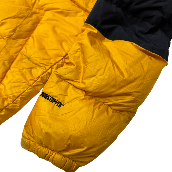North Face Yellow Summit Series Baltoro 700 Fill Puffer Jacket - Small