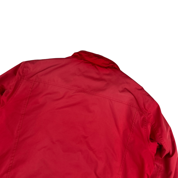Ralph Lauren Red Harrington Fleece Lined Bomber Jacket - Large
