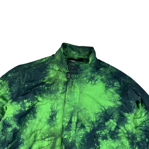 Nemen Tie Dye Green Zipped Jacket - Large