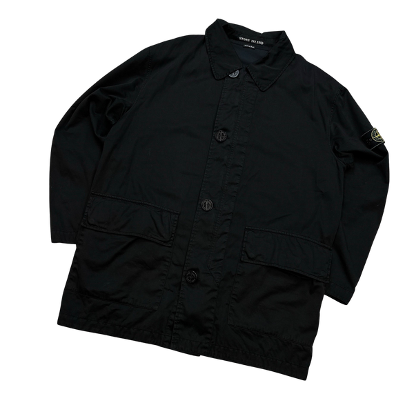Stone Island Cotton Vintage Collared Reversible 1995 Jacket - Large