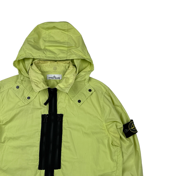 Stone Island 2017 Green Paracadute Hooded Overshirt - Large