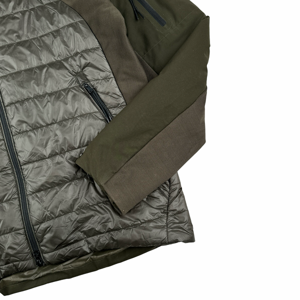 CP Company Khaki Pro Tek Lens View Hooded Jacket - Large