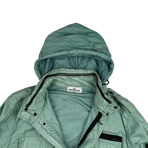 Stone Island 2013 Mint Green Membrana TC Field Jacket - XL
