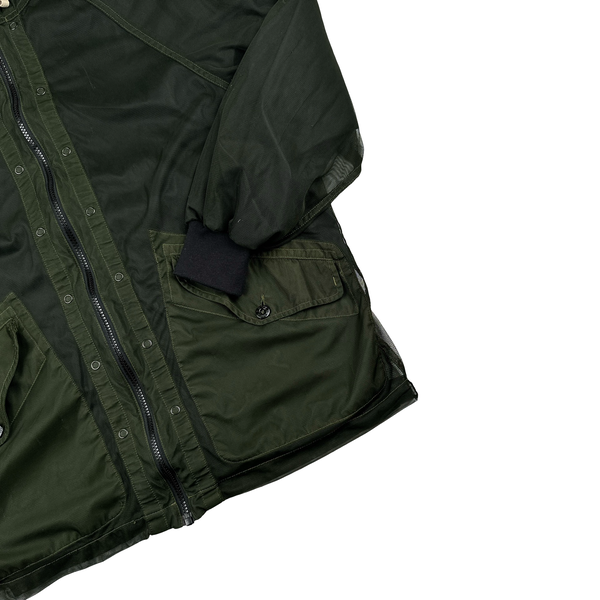 Stone Island 2003 Interliner Mesh Hooded Jacket - Large