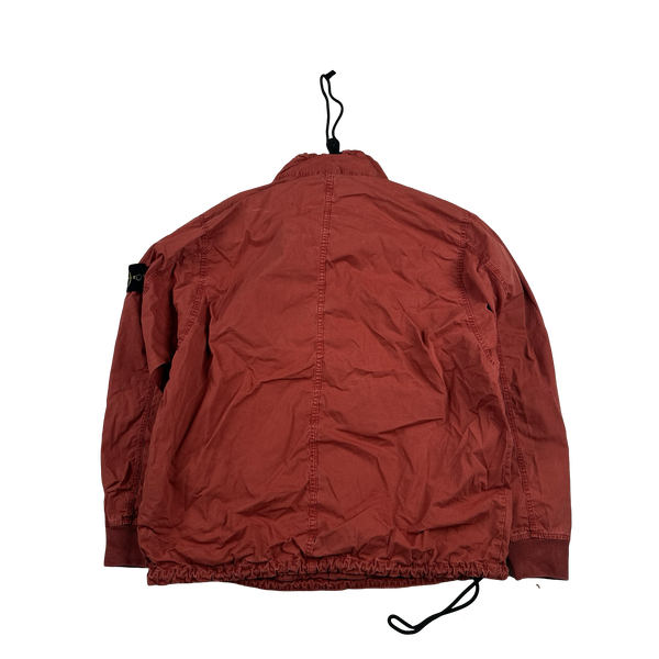 Stone Island 2020 Terracotta Smock Pullover Overshirt - Large