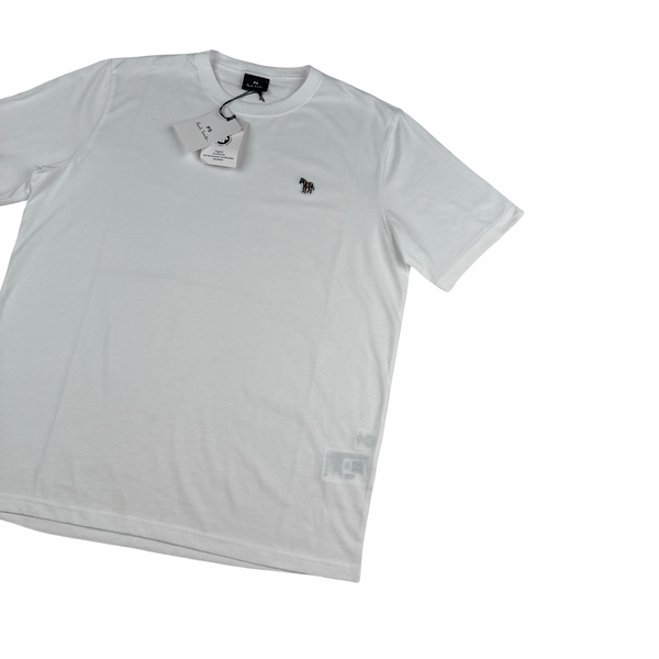Paul & Shark White Logo Short Sleeve T Shirt - Large