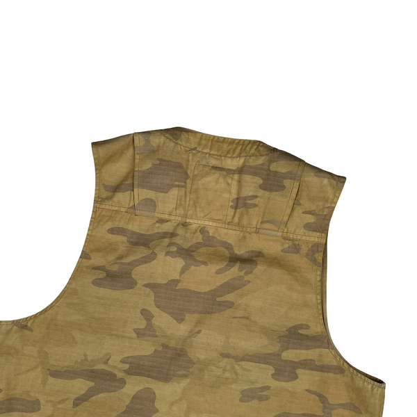 Stone Island 1990 Ice Jacket Camo Vest - Large