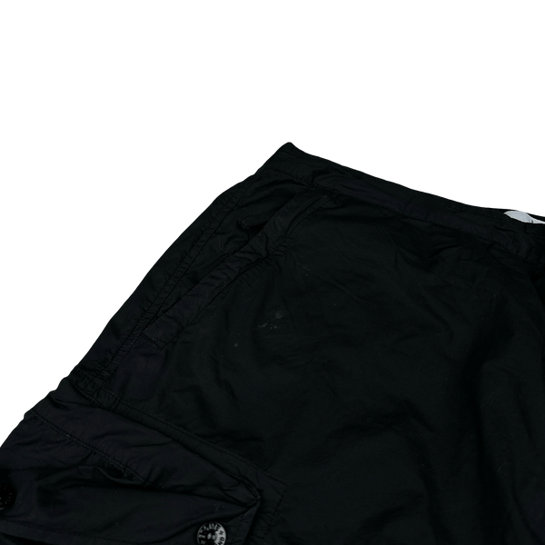 Stone Island 2019 LO Black Cotton Baggy Cargos - 36"