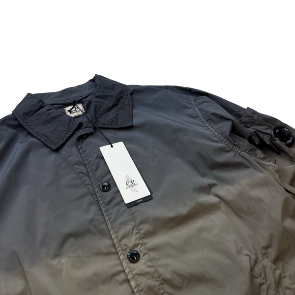 CP Company Shibori Dyed Nycra Buttoned Overshirt Jacket - XL