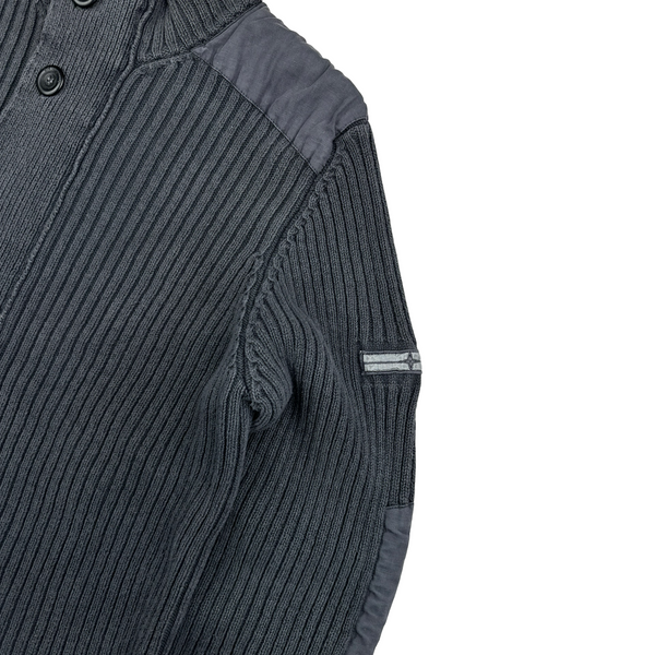 Stone Island 2009 Denims Grey Heavy Knit - XXL