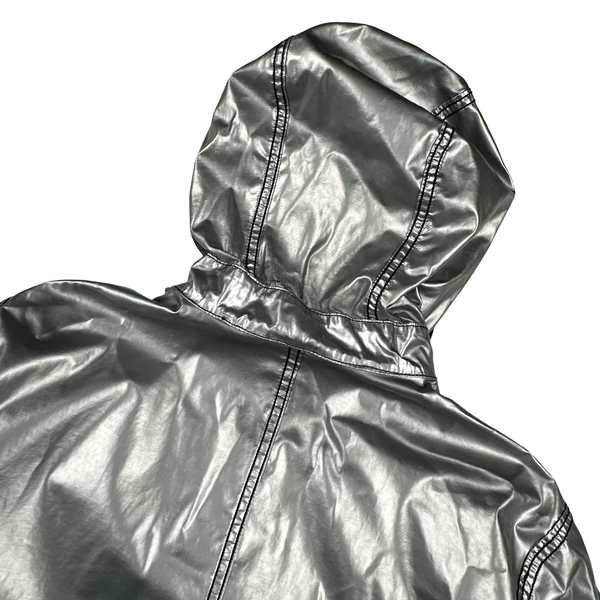 Stone Island Reversible Silver Spaceman Raso Gommato Jacket