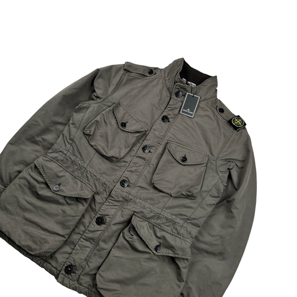 Stone Island 2008 Brown David TC Shoulder Badge Field Jacket - XL