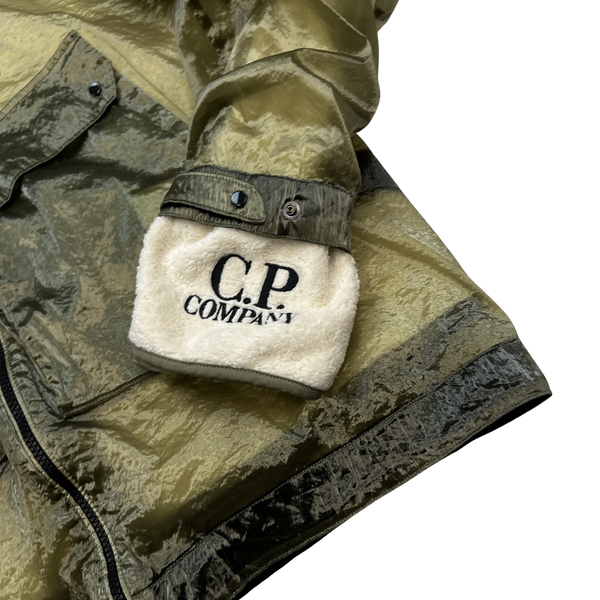 CP Company Green Kan D Sherling Lined Goggle Jacket - XL