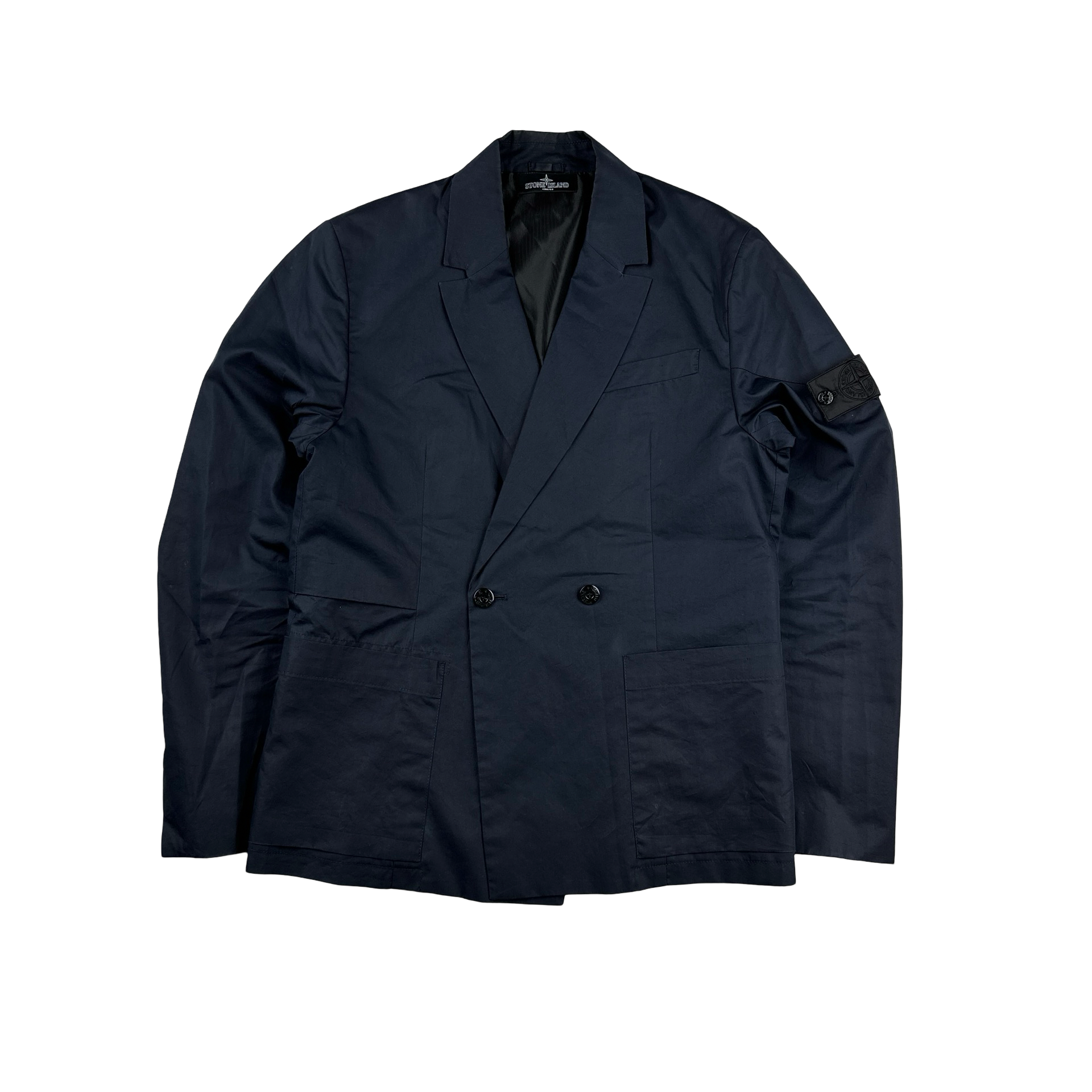 Stone Island Navy Shadow Project Blazer Jacket - Medium – Mat's Island