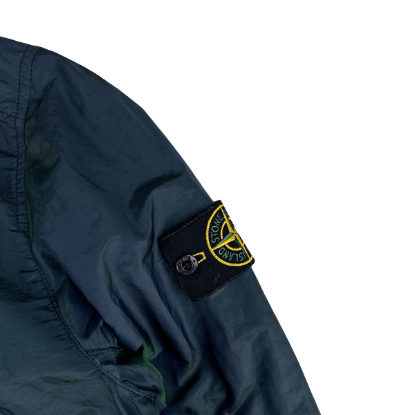 Stone Island 2017 Blue & Green Nylon Metal Colour Weft Jacket - Medium