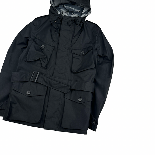 Ten C Black Field Multiple Pocket Smock Snow Jacket - Large
